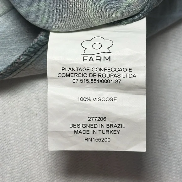 Farm Rio Pants Womens Ex-Small Tropique Embroidered Floral Anthropologie - Picture 12 of 15